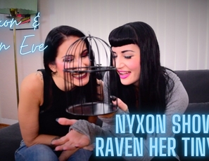 GIANTESS Nyxon And Raven Eve Nyxon Shows Raven Her Tiny Pet